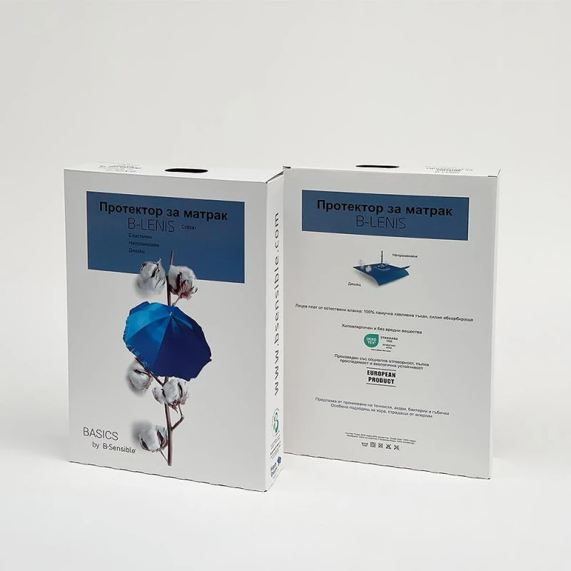 Непромокаем протектор за матрак B-Sensible Cotton, 140/200 см